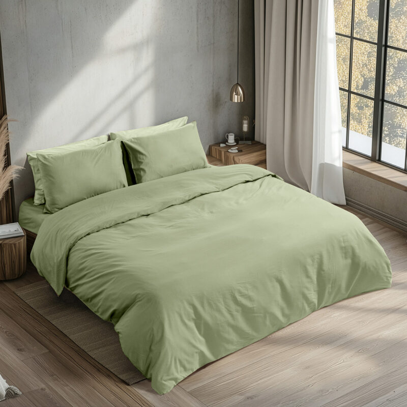 Beauty Home Σεντόνι υπέρδιπλο με λάστιχο Prime Art 1230 170×200+35 Λαδί 5769755