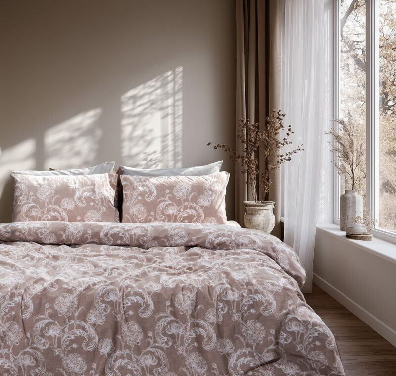 Beauty Home Σετ σεντόνια υπέρδιπλα με λάστιχο Glory Art 12368 170×200+32 Μπεζ 5767185