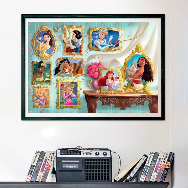 Clementoni Παζλ High Quality Disney Princess 1000 τμχ – Compact Box 5499930