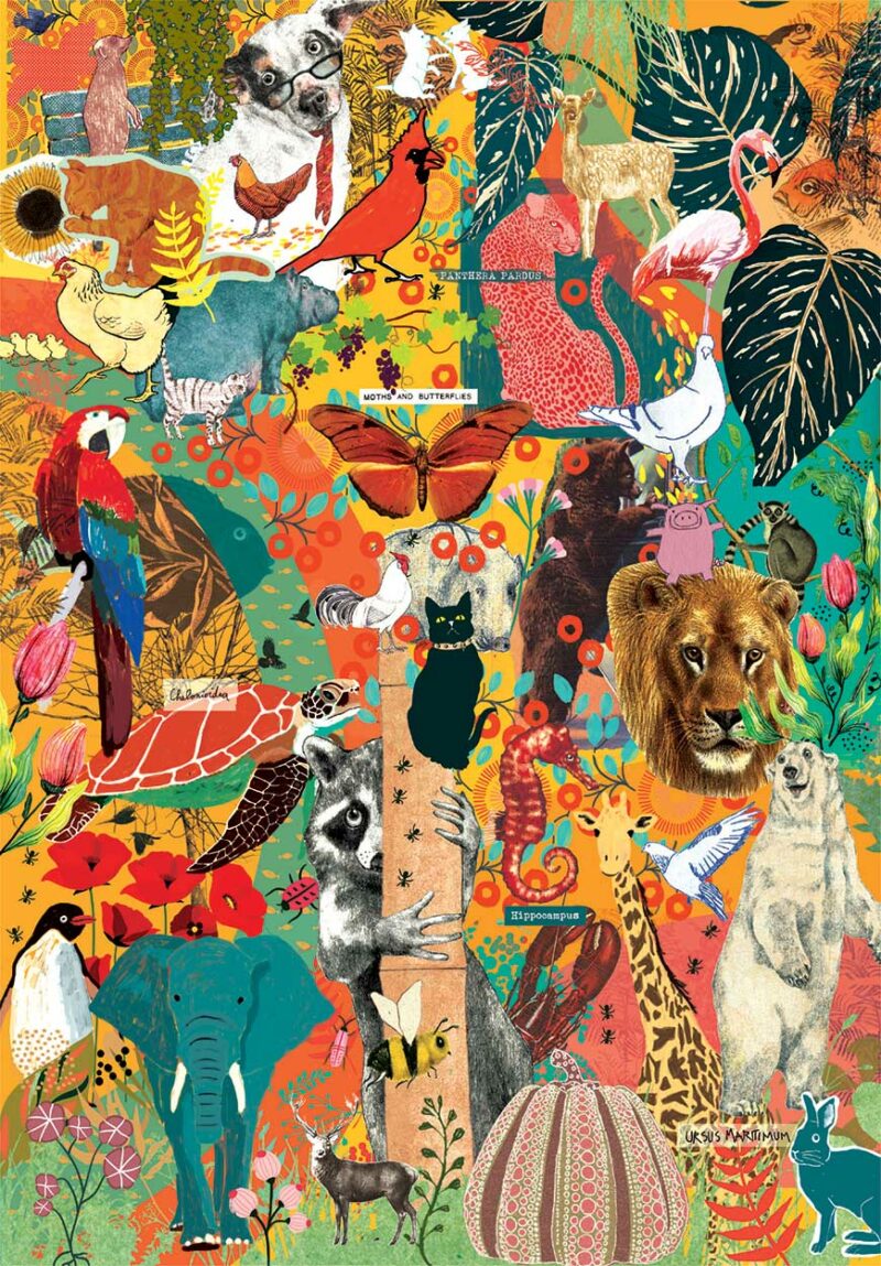 Clementoni Παζλ More is More Collection Animals & Botanics 1000 τμχ – Compact Box 5940710