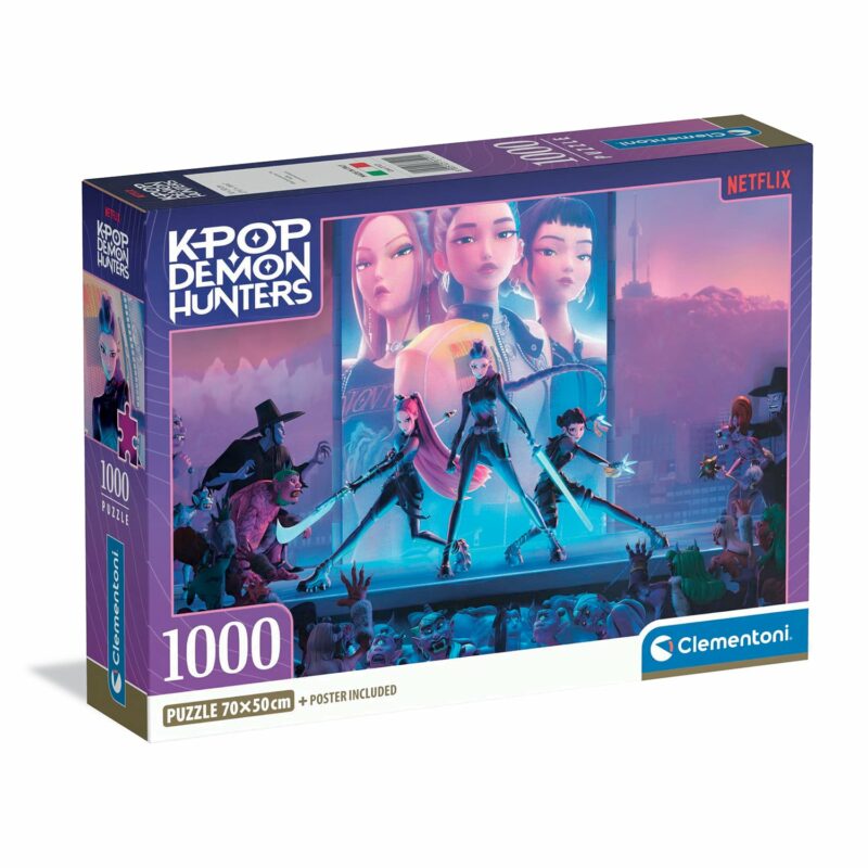 Clementoni Παζλ High Quality K-Pop Demon Hunters Compact Box 1000 τμχ 5965726