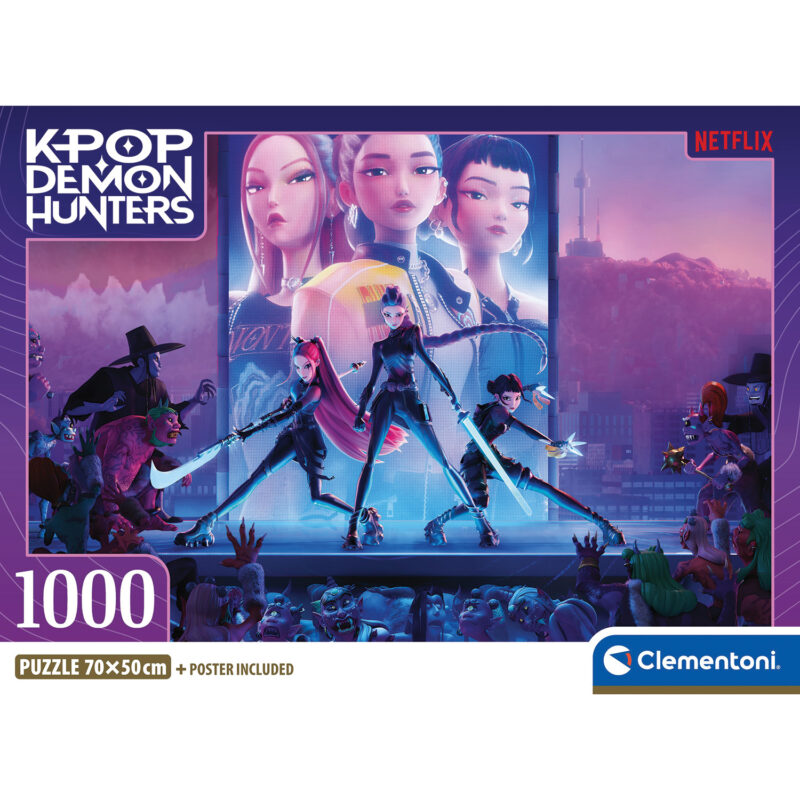 Clementoni Παζλ High Quality K-Pop Demon Hunters Compact Box 1000 τμχ 5434066
