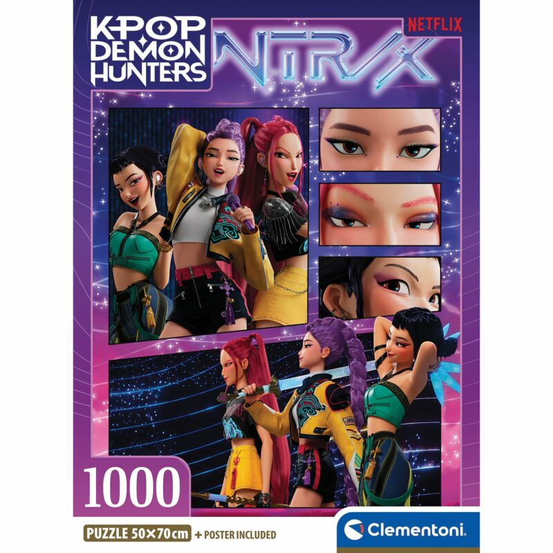Clementoni Παζλ High Quality K-Pop Demon Hunters Compact Box 1000 τμχ 5965695