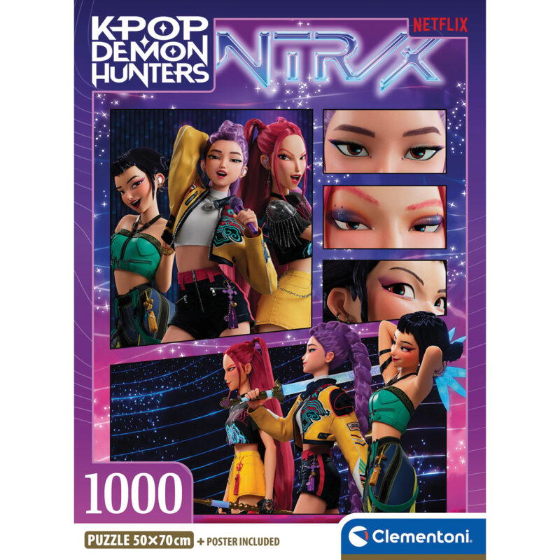Clementoni Παζλ High Quality K-Pop Demon Hunters Compact Box 1000 τμχ 5370762