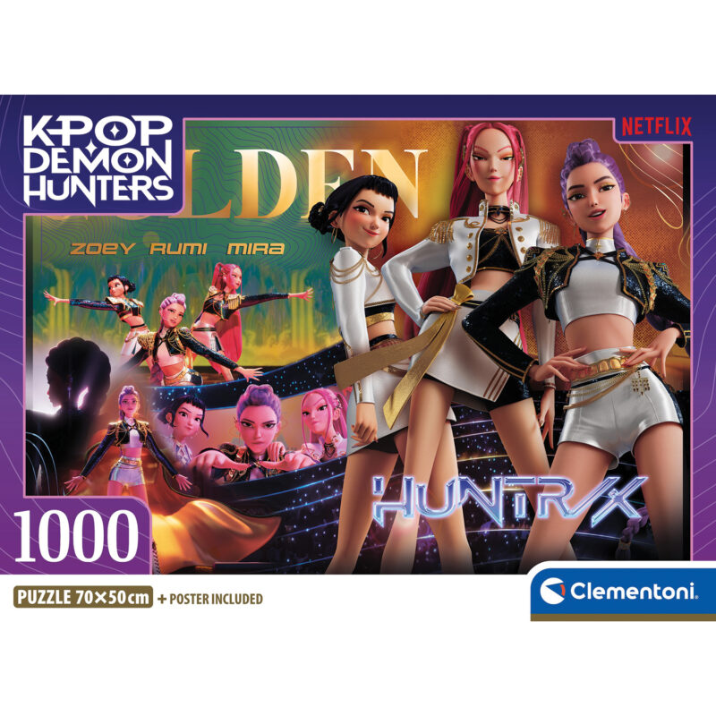 Clementoni Παζλ High Quality K-Pop Demon Hunters Compact Box 1000 τμχ 5424239