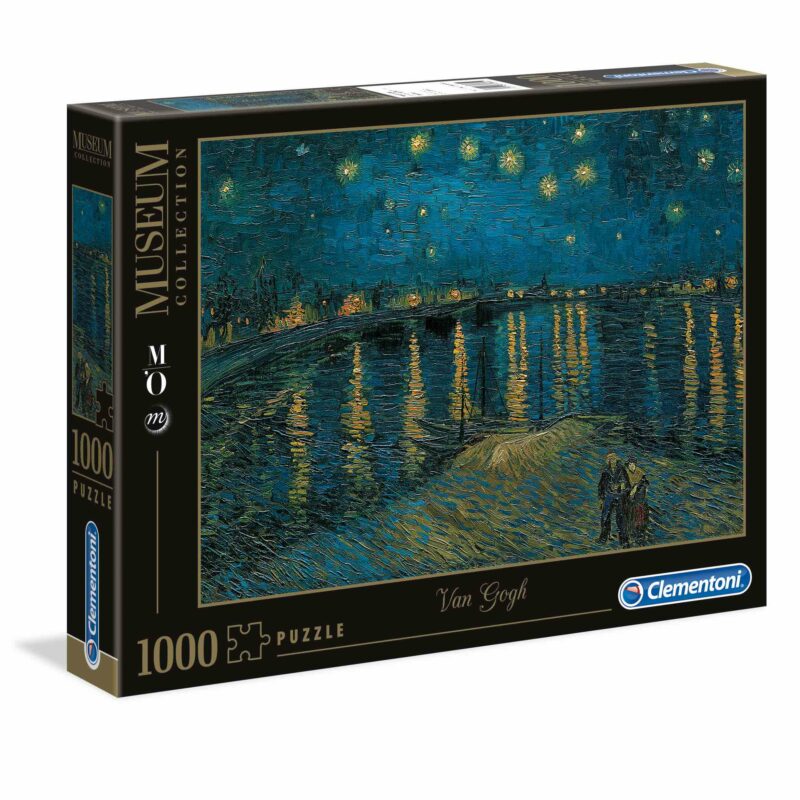Clementoni Παζλ Museum Collection Van Gogh: Έναστρη Νύχτα Πάνω Από Το Ρήνο 1000 τμχ