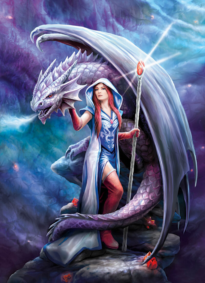 Clementoni Παζλ Anne Stokes Dragon Mage 1000 τμχ