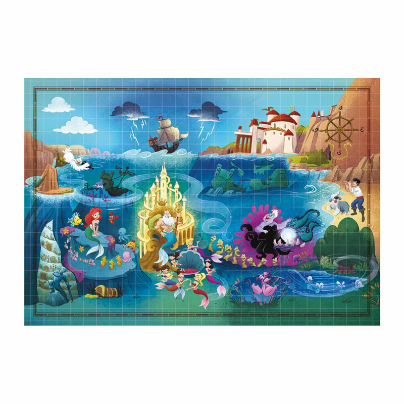 Clementoni Παζλ Story Maps Η Μικρή Γοργόνα 1000 τμχ 5653623
