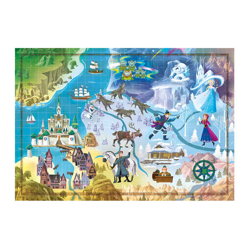 Clementoni Παζλ Story Maps Frozen 1000 τμχ 5653670