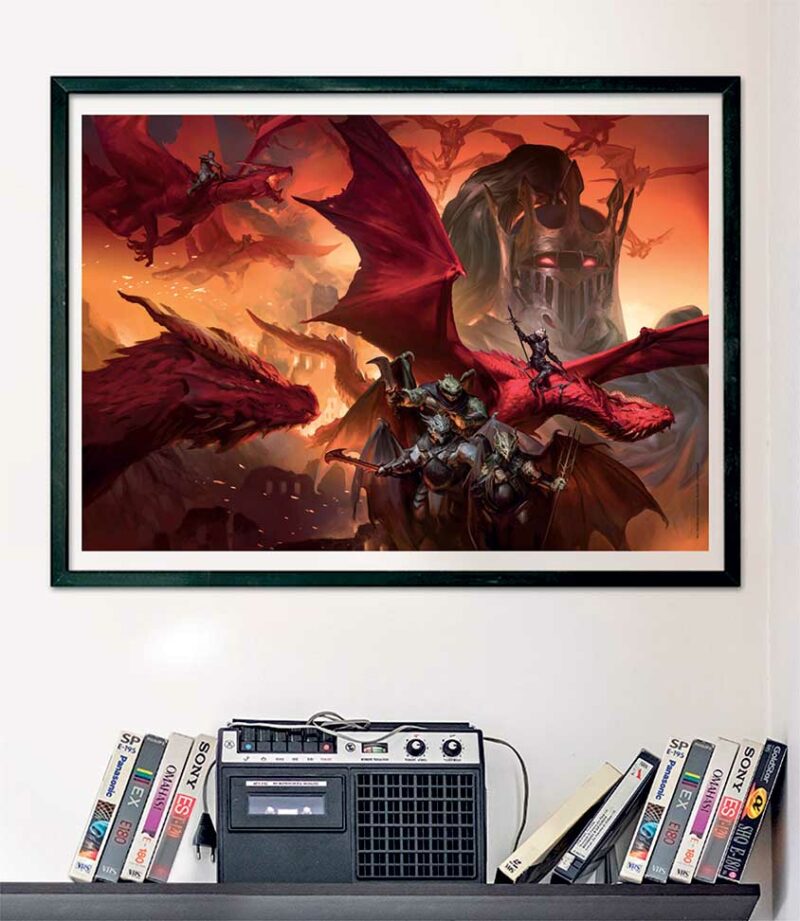 Clementoni Παζλ High Quality Collection Dungeons & Dragons 1000 τμχ – Compact Box 5684316