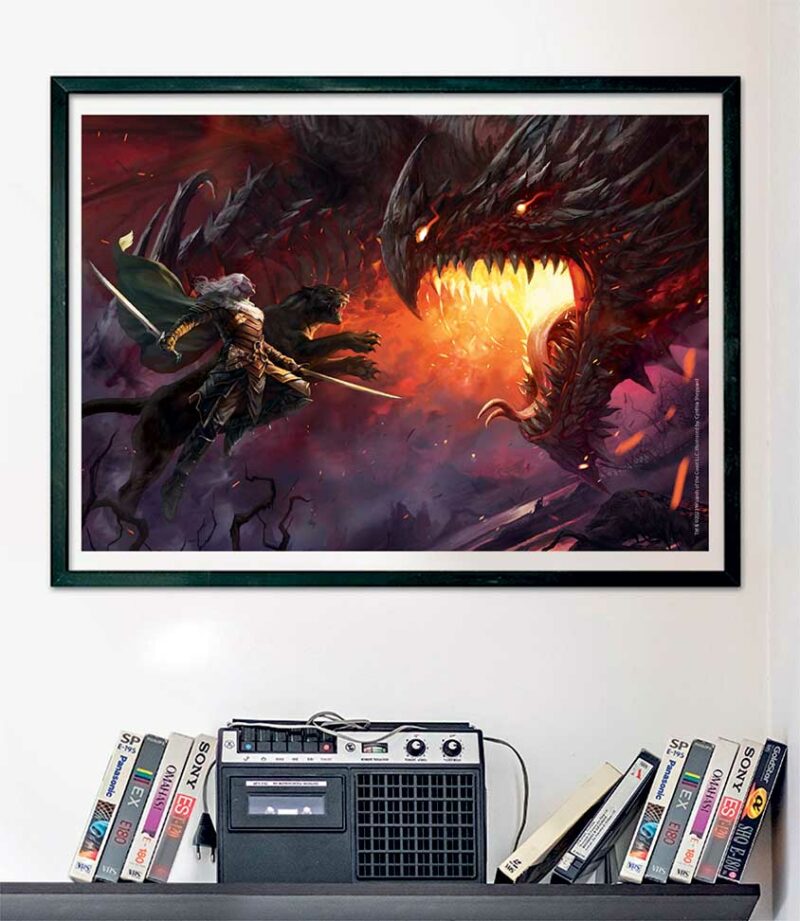 Clementoni Παζλ High Quality Collection Dungeons & Dragons 1000 τμχ – Compact Box 5940724