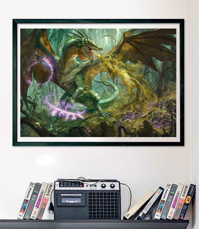 Clementoni Παζλ High Quality Collection Dungeons & Dragons 1000 τμχ – Compact Box 5940729