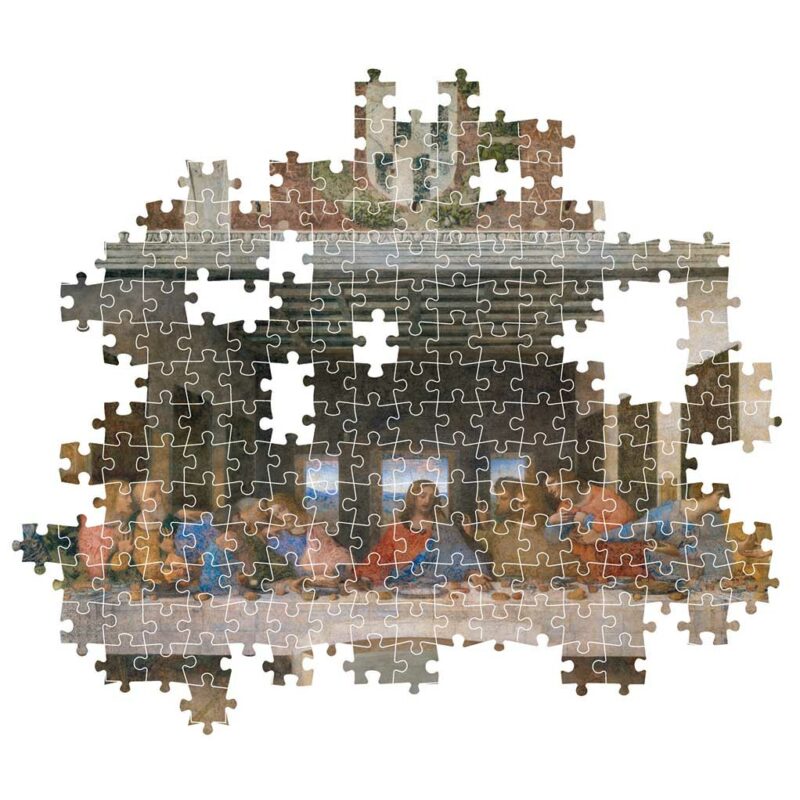 Clementoni Παζλ Museum Collection Leonardo da Vinci: Μυστικός Δείπνος 1000 τμχ – Compact Box 5595998