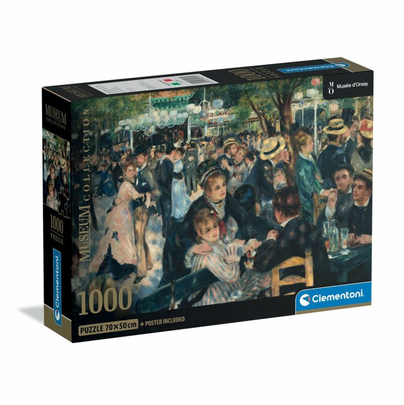 Clementoni Παζλ Museum Collection Pierre Auguste Renoir: Χορός στο Μουλέν ντε λα Γκαλέτ 1000 τμχ – C 5684584