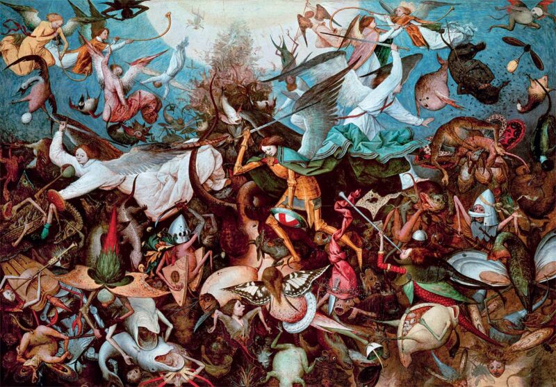 Clementoni Παζλ Museum Collection Bruegel: Η Πτώση των Επαναστατημένων Αγγέλων 1000 τμχ – Compact Bo 5684338