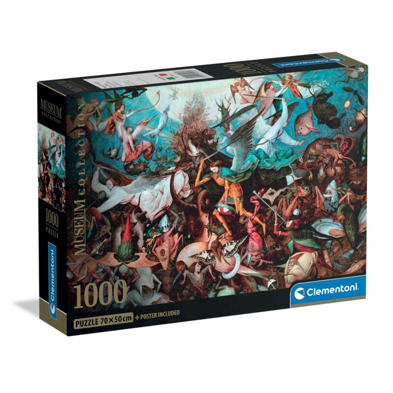 Clementoni Παζλ Museum Collection Bruegel: Η Πτώση των Επαναστατημένων Αγγέλων 1000 τμχ – Compact Bo 5684337