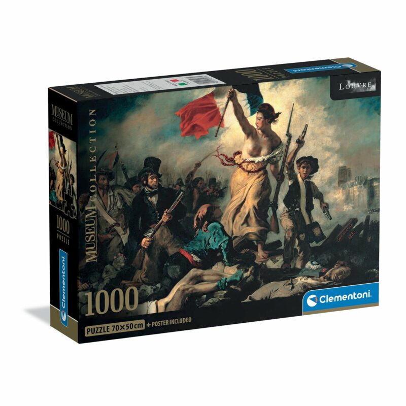 Clementoni Παζλ Museum Collection Eugene Delacroix: Η Ελευθερία Οδηγεί το Λαό 1000 τμχ – Compact Box 5684589