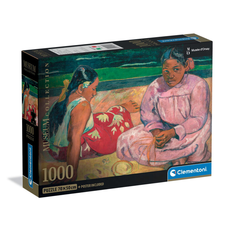 Clementoni Παζλ Museum Collection Paul Gauguin: Γυναίκες στην Ταϊτή 1000 τμχ – Compact Box 5303483