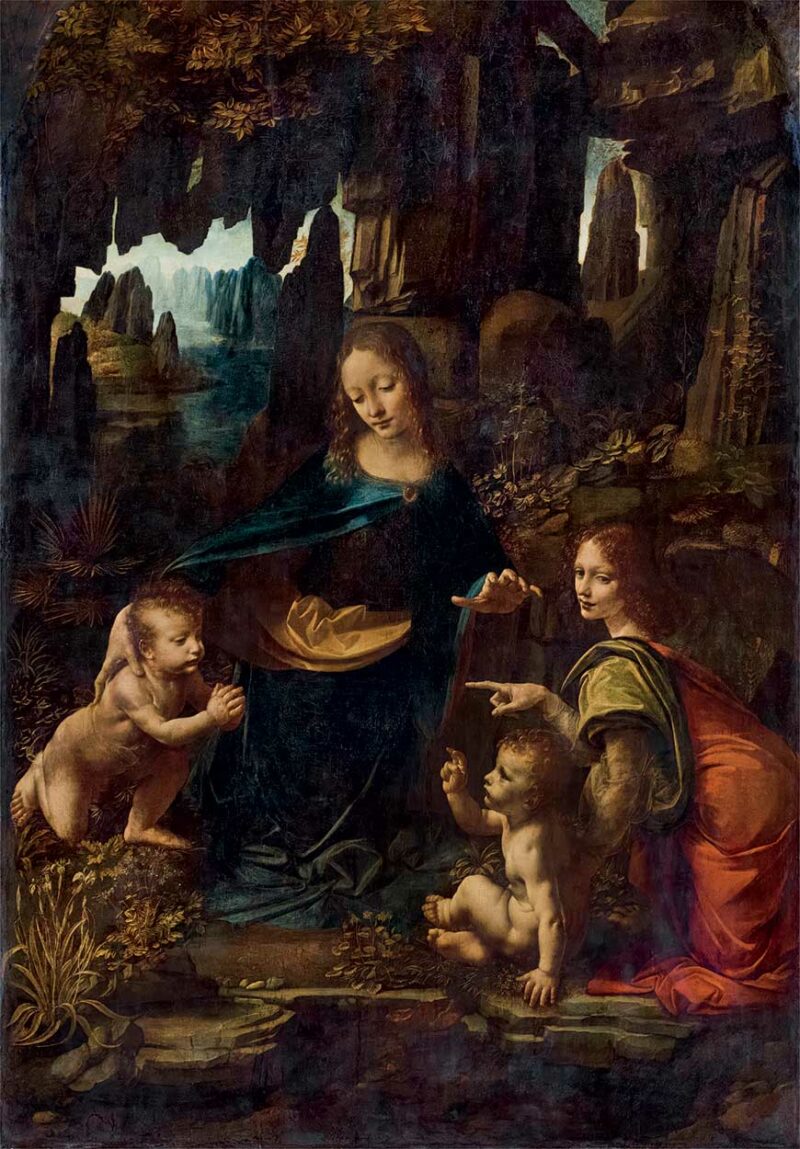 Clementoni Παζλ Museum Collection Leonardo da Vinci: Η Παναγία των Βράχων 1000 τμχ – Compact Box 5684346