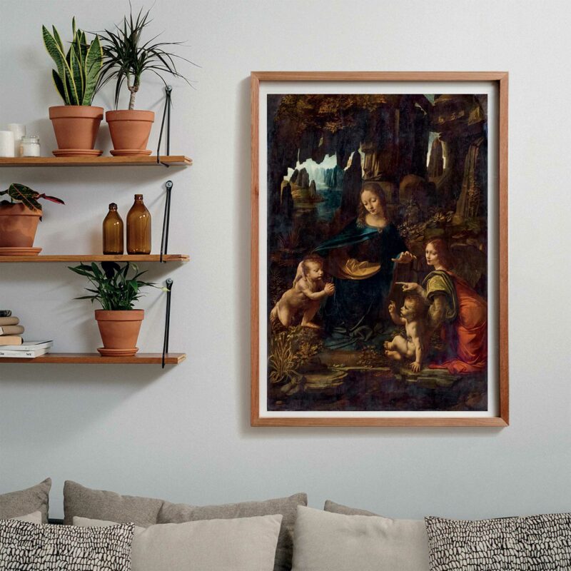 Clementoni Παζλ Museum Collection Leonardo da Vinci: Η Παναγία των Βράχων 1000 τμχ – Compact Box 5684348