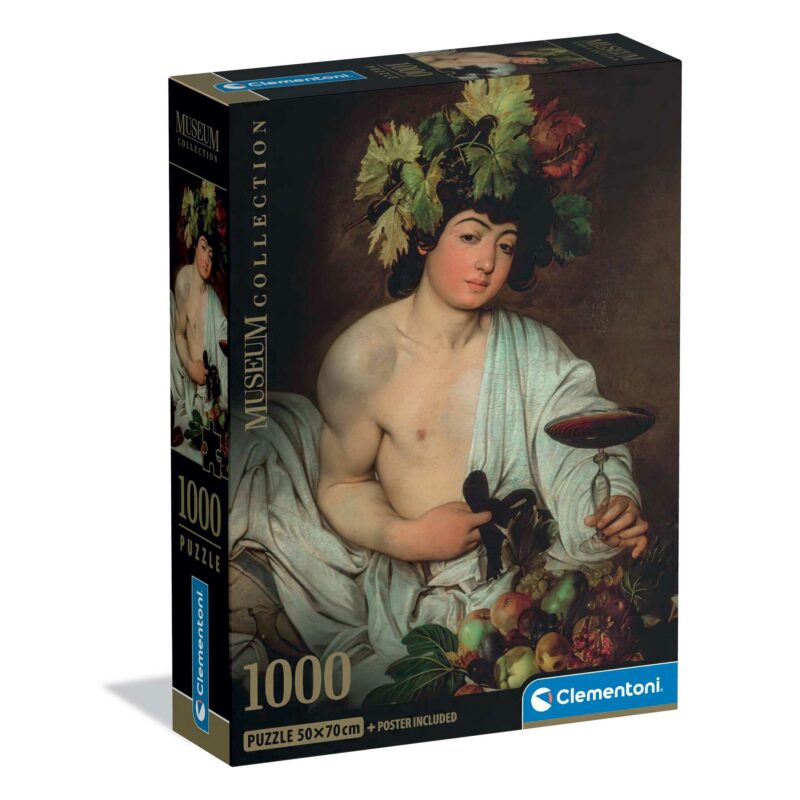Clementoni Παζλ Museum Collection Caravaggio: Βάκχος 1000 τμχ – Compact Box 5684349