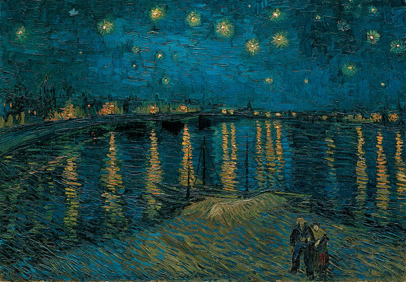 Clementoni Παζλ Museum Collection Van Gogh: Έναστρη Νύχτα Πάνω Από Το Ρήνο 1000 τμχ – Compact Box 5582671
