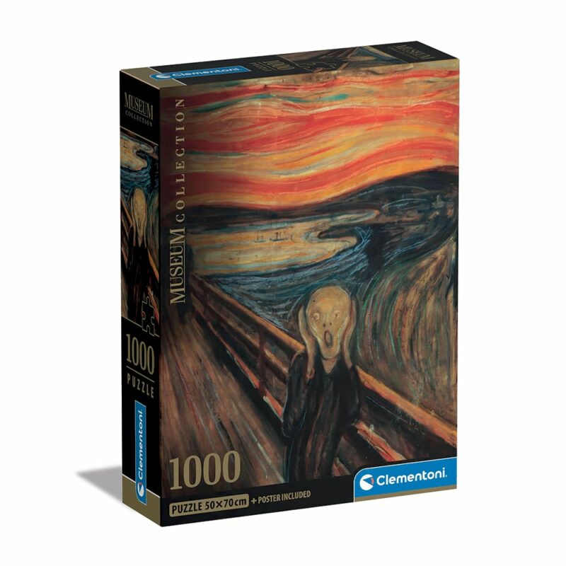 Clementoni Παζλ Museum Collection Munch: Η Κραυγή 1000 τμχ – Compact Box 5582683