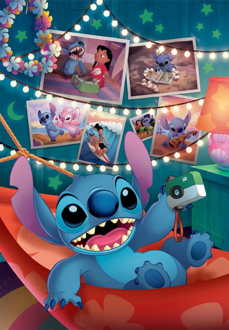 Clementoni Παζλ High Quality Collection Disney Stitch 1000 τμχ – Compact Box 5582714