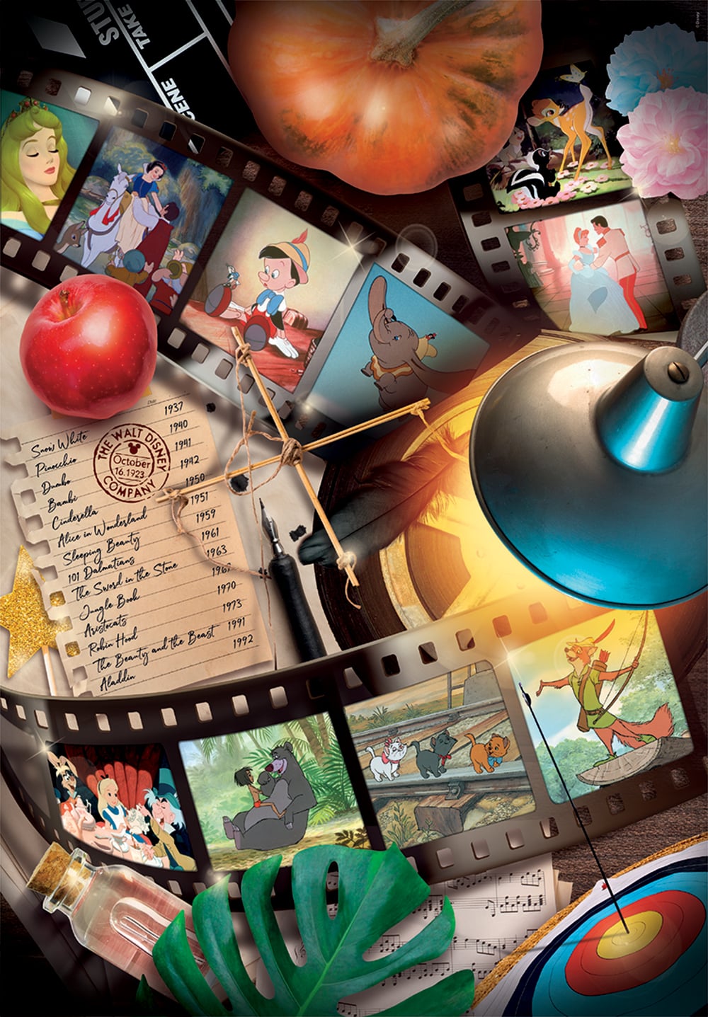 Clementoni Παζλ High Quality Collection Disney Classic Movies 1000 τμχ - Compact Box
