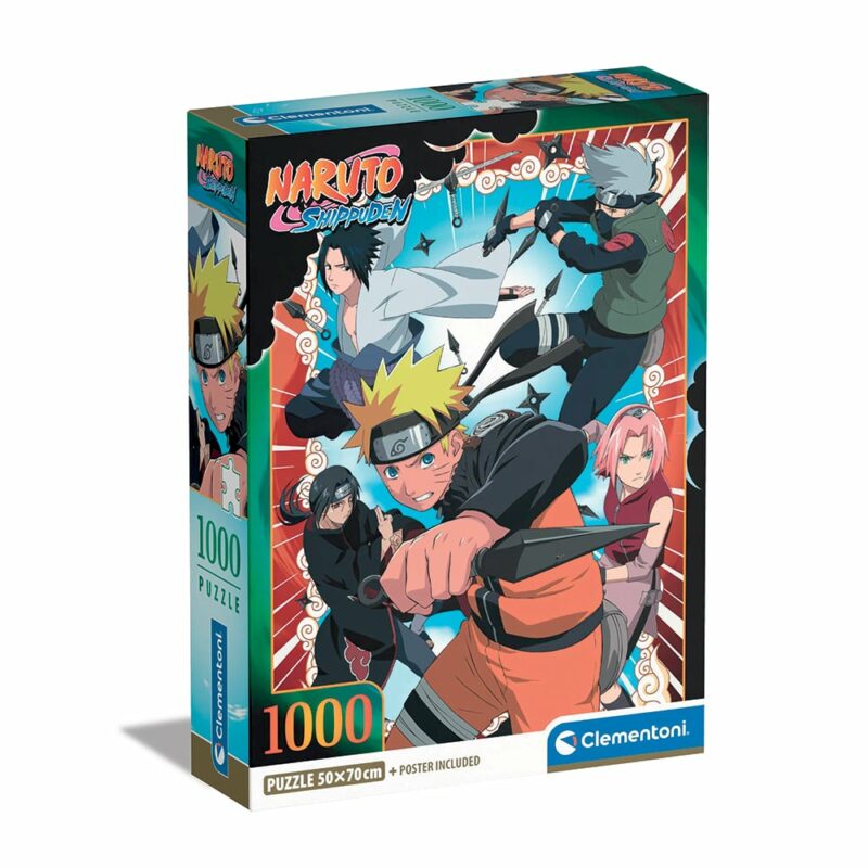 Clementoni Παζλ High Quality Collection Naruto Shippuden 1000 τμχ – Compact Box 5582735