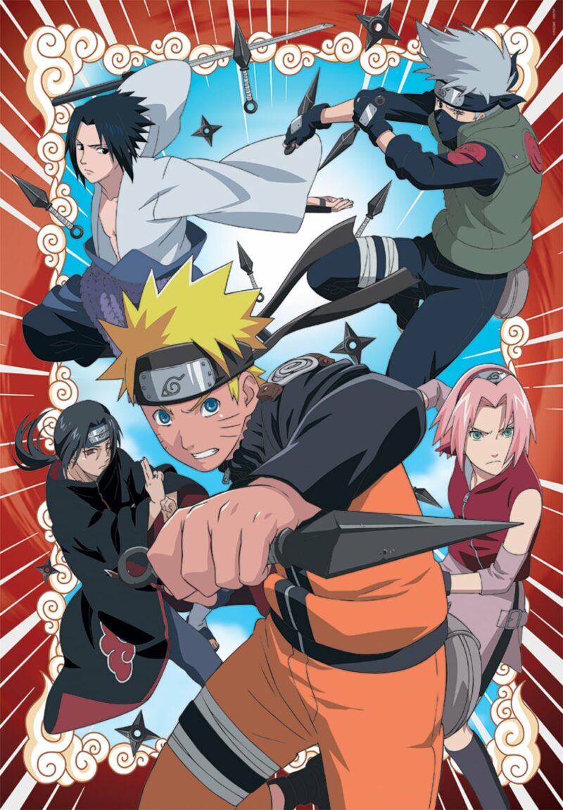Clementoni Παζλ High Quality Collection Naruto Shippuden 1000 τμχ – Compact Box 5582737