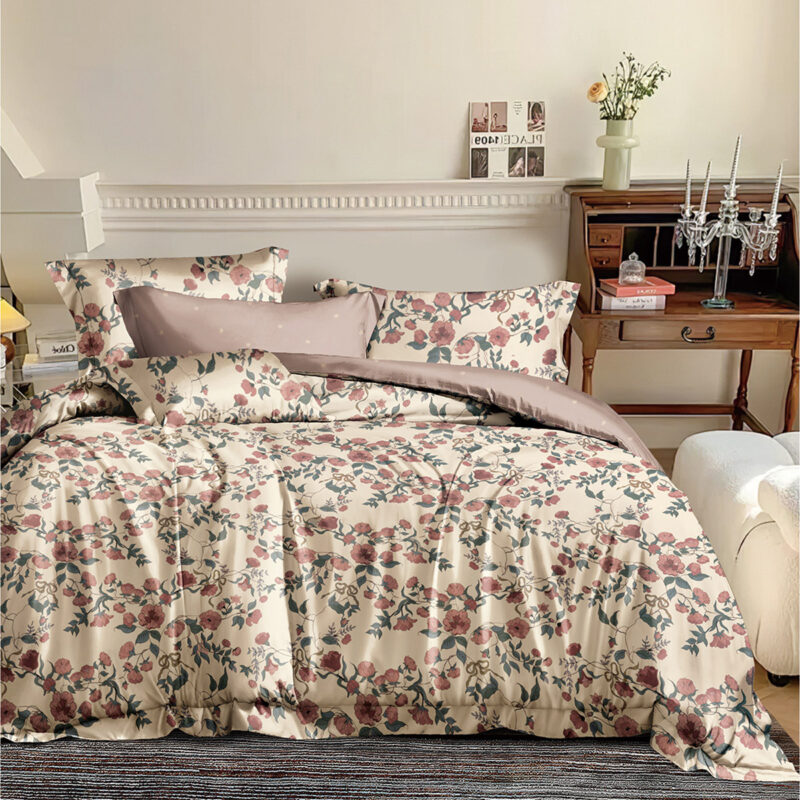 Beauty Home Σετ σεντόνια υπέρδιπλα με λάστιχο Memories Art 12676 165×200+30 Μπεζ 5768306
