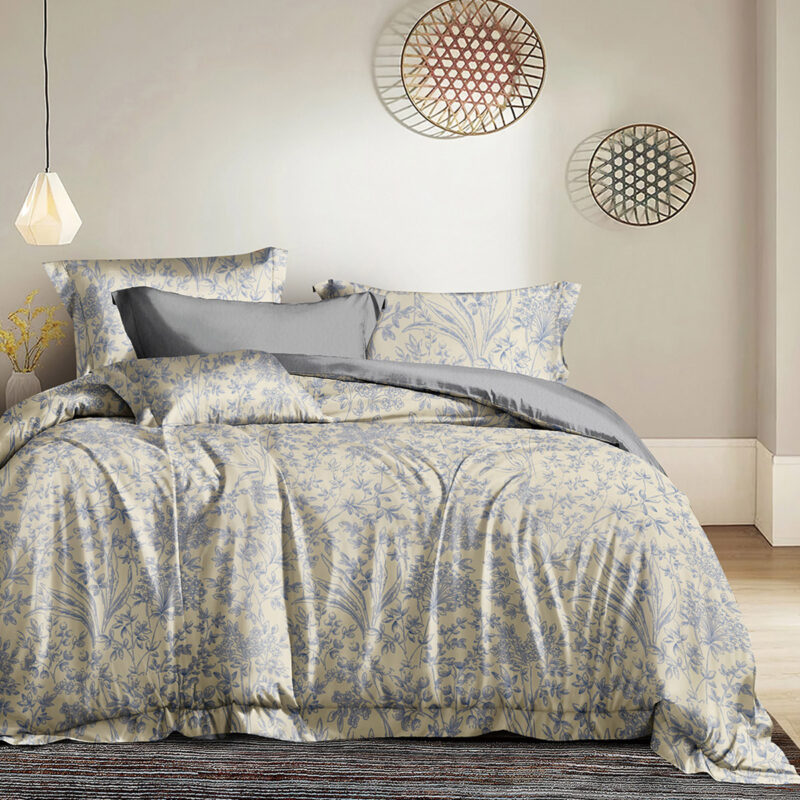 Beauty Home Σετ σεντόνια υπέρδιπλα με λάστιχο Memories Art 12677 165×200+30 Μπεζ 5768332