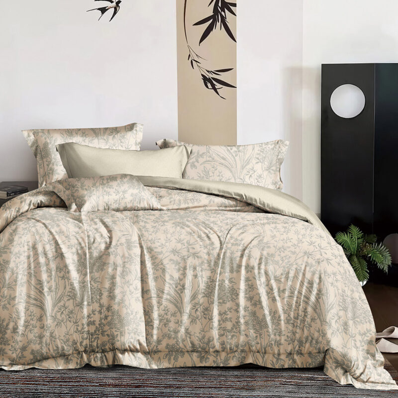 Beauty Home Σετ σεντόνια υπέρδιπλα με λάστιχο Memories Art 12678 165×200+30 Μπεζ 5768350