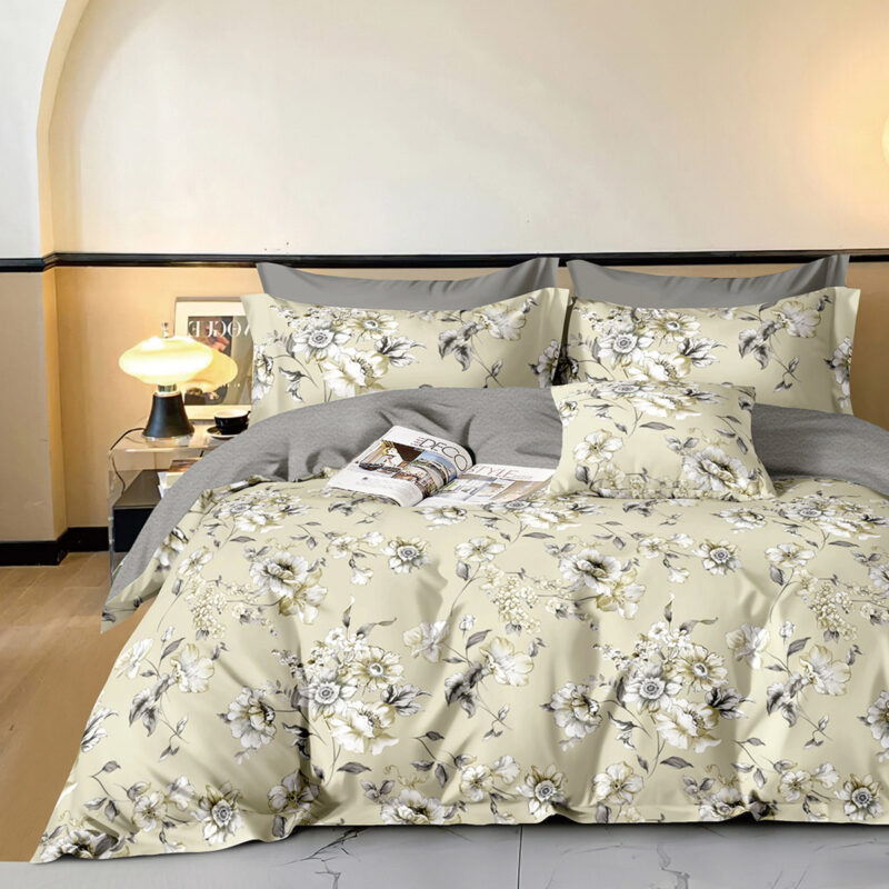 Beauty Home Σετ σεντόνια υπέρδιπλα με λάστιχο Memories Art 12684 165×200+30 Μπεζ 5768501