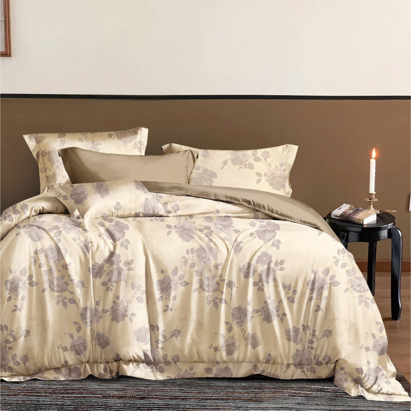 Beauty Home Σετ σεντόνια υπέρδιπλα με λάστιχο Memories Art 12685 165×200+30 Μπεζ 5768530