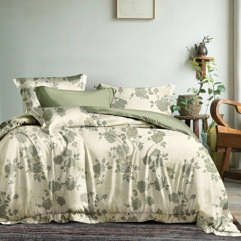 Beauty Home Σετ σεντόνια υπέρδιπλα με λάστιχο Memories Art 12686 165×200+30 Λαδί 5768558