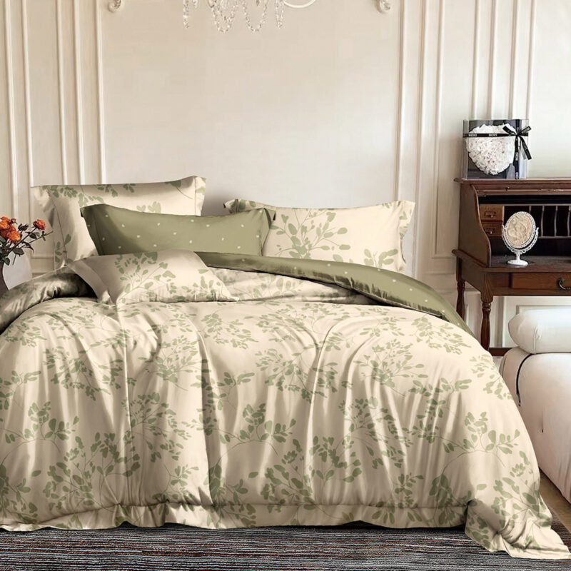 Beauty Home Σετ σεντόνια υπέρδιπλα με λάστιχο Memories Art 12687 165×200+30 Μπεζ 5768574