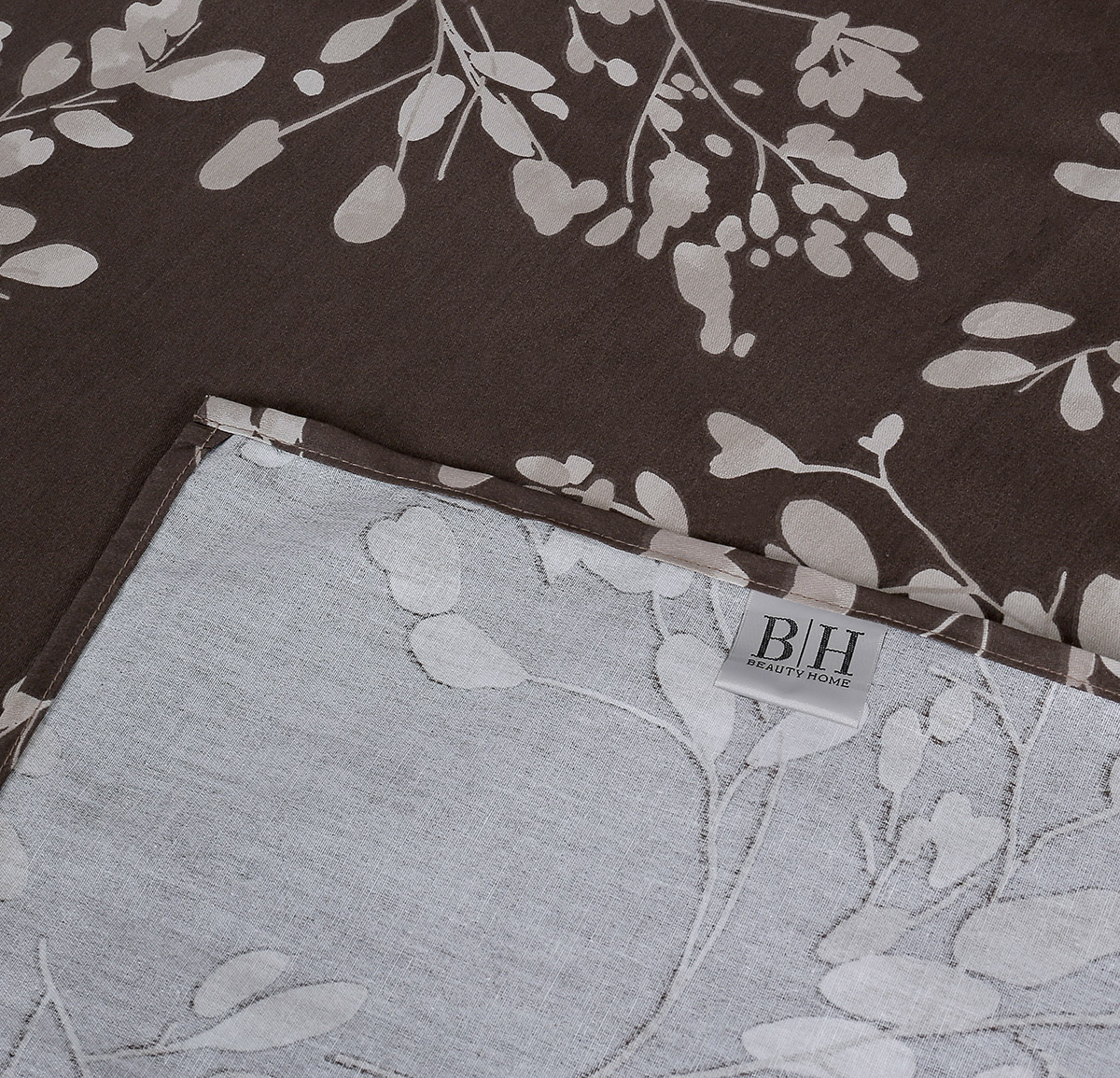 Beauty Home Σετ σεντόνια υπέρδιπλα με λάστιχο Memories Art 12693 165x200+30 Καφέ