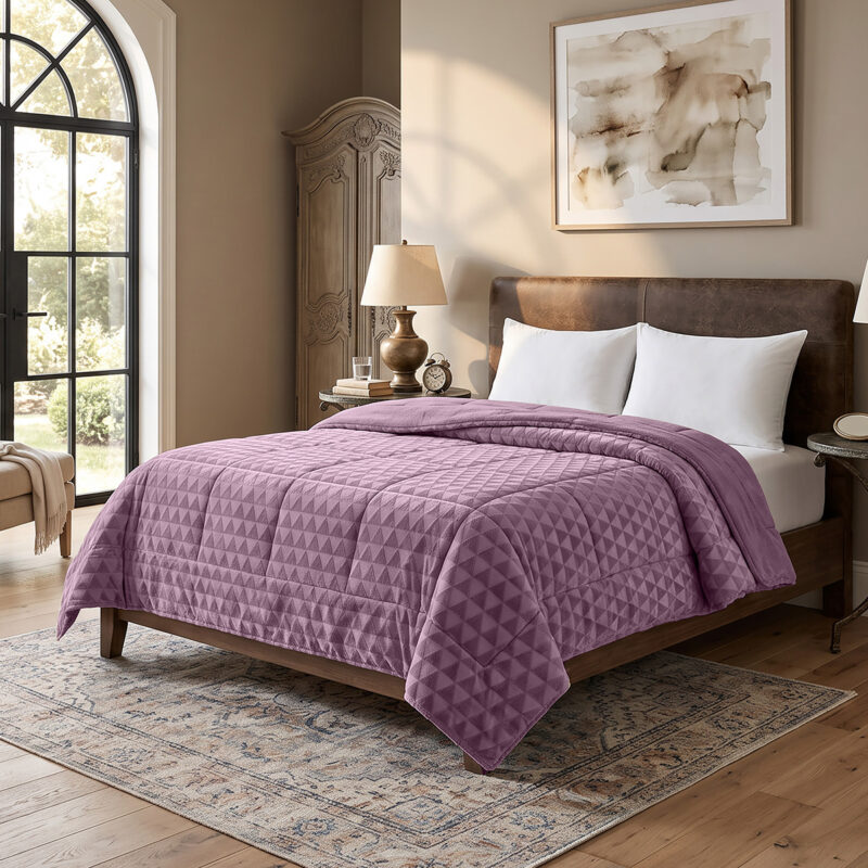 Beauty Home Κουβερτοπάπλωμα υπέρδιπλο Art 12701 220×240 Μωβ 6045469