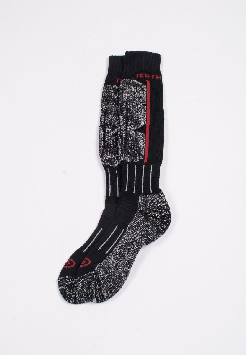 Ανδρική Κάλτσα Σκι Μάλλινη Ισοθερμική Μαύρο Dimi Socks Μαύρο