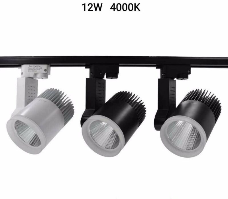 Προβολέας LED τροχιάς για ράγα φωτισμού - 12W - 4000K - 240326