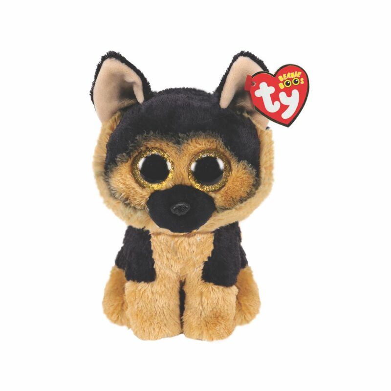 TY Beanie Boos Spirit Χνουδωτό Σκυλάκι Γερμανικός Ποιμενικός Καφέ Και Μαύρο 15εκ