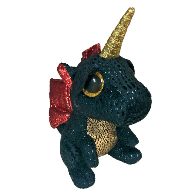 TY Beanie Boos Grindal Χνουδωτό Δράκος Μονόκερος Πολύχρωμο 15εκ