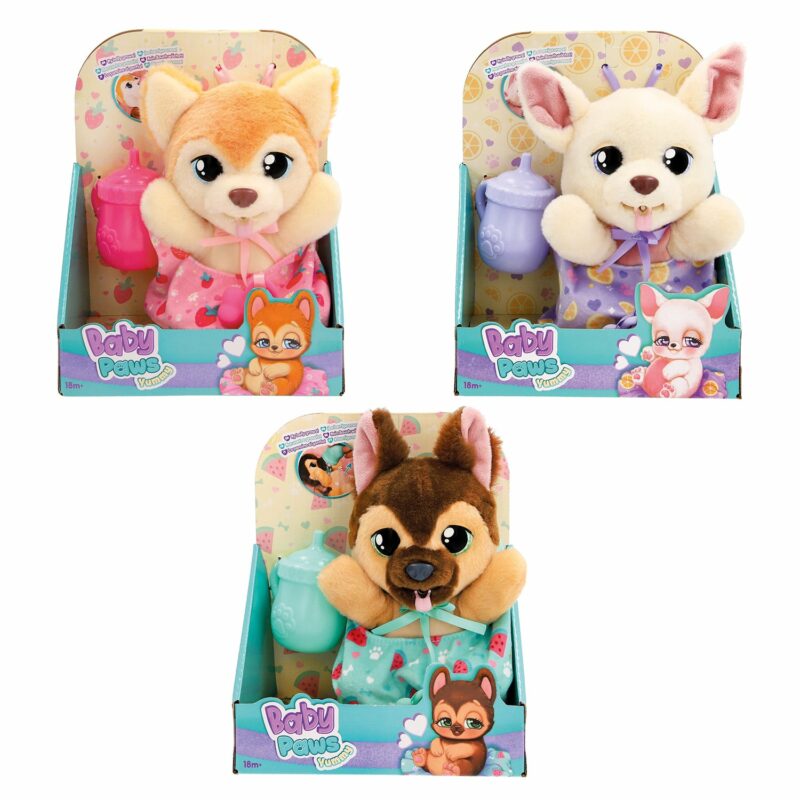 Baby Paws Yummy Λούτρινα Διαδραστικά Σκυλάκια 5765121