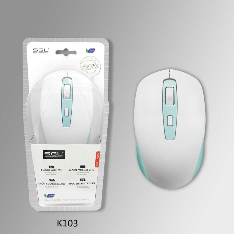 Ασύρματο ποντίκι - K103 - 177272 - White/Blue