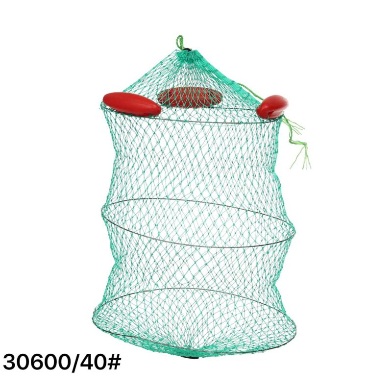 Πτυσσόμενο ψαροκάλαθο φύλαξης ψαριών - Δίχτυ - #40 - 30600