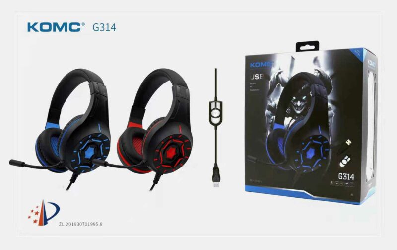 Ενσύρματα ακουστικά Gaming - G-314 - KOMC - 302865 - Blue