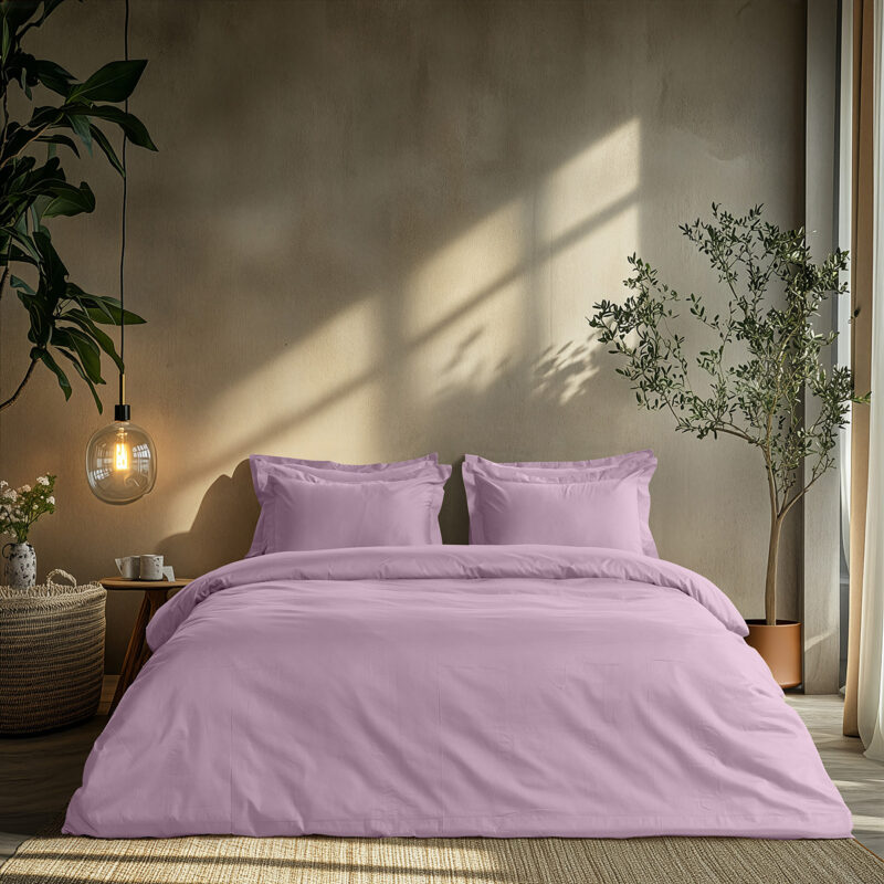 Beauty Home Σετ σεντόνια υπέρδιπλα με λάστιχο Art 1700 Harmony 170×200+30 Λιλά 5766415