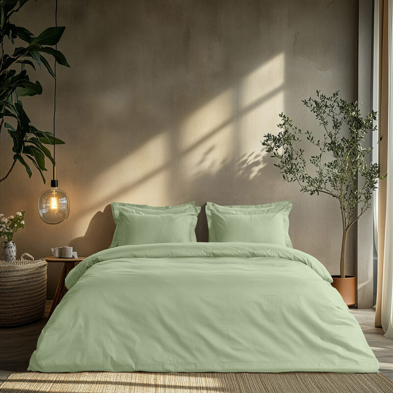 Beauty Home Σετ σεντόνια υπέρδιπλα με λάστιχο Art 1700 Harmony 170×200+30 Μέντα 5766430